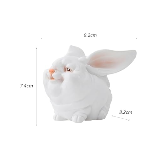 Lapin miniature ZXQUEGF pour la décoration de table de maison et bureau - 3
