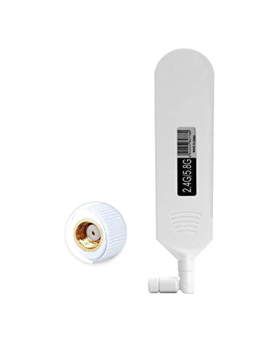 POBADY �f���A���o���h WiFi�A���e�i 2.4GHz/5.8GHz 12dBi ���Q�C���S�������O���[�X�e�B�b�N�A���e�i RP SMA�I�X�R�l�N�^ WiFi ���[�^�[ ���C�����X�l�b�g���[�N�J�[�h�p �z���C�g 1��