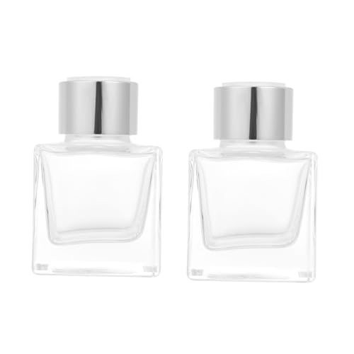 DOITOOL 2個 アロマボトル 注ぐ トラベルサイズの 詰め替え可能 水筒 加湿器 room fragrance ディフューザー デフューザー 空の ンスボトル 家の装飾 ガラス