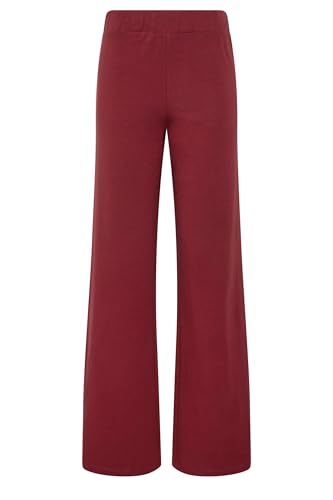 Image of Long Tall Sally - LTS Tall Red Side Stripe Cotton Wide Leg Leggings - Women's