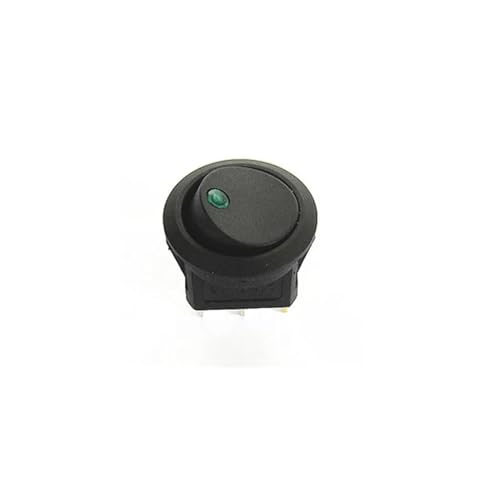 Interrupteur d'alimentation général 12V 2 vitesses 3 broches vert lot de 100