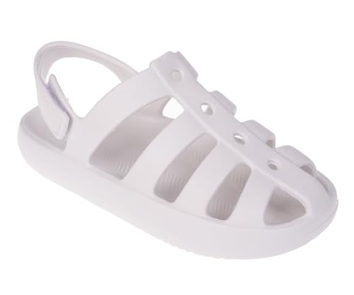 Image of Foamwalk Girl's EVA Slides Fisherman, Buckle Clogs Kids Cloud Slides - Slip On Sandals for Girls Toddler /Little Kid /Big Kid