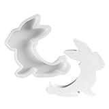 Osterhasen-Form Antihaft | Silikonharz Form für Hauspartys und Dekorationen | Perfekt für die Herstellung von Kerzen, Ostern, Weihnachten, Halloween