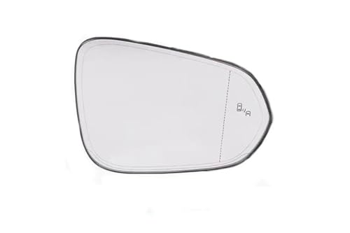 車用サイドミラーレンズ レクサス用 のために NX300 2015-2022 自動サイドミラーレンズバックミラー反射レンズガラスブラインドスポット車のミラー 外側ドアサイドレンズ(1pc right)