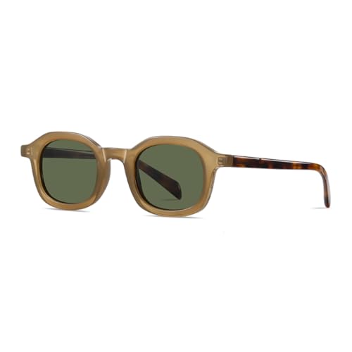Lunettes de soleil rétro en acétate TR90 léopard élégantes