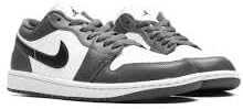 Nike Women's Jordan 1 Low Sail/Off Noir-Dark Grey-White (DC0774-102) - Size 6w