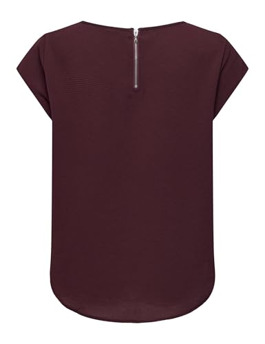 ONLY Damen Onlvic S/S Solid Top Noos Ptm T-Shirt, Chocolate Truffle, 32 EU – Ansicht 3