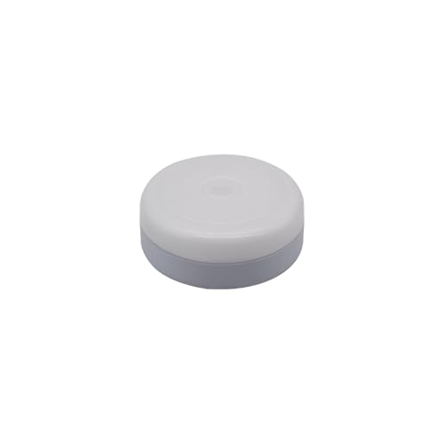 Alcapower - Luz nocturna LED portátil regulable 5000 K, 6 LED SMD 1W, batería Li-Po 400 mAh, hasta 30 horas de autonomía, carcasa de ABS blanco