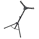 INOOMP Verstellbarer Dumb Drum Ständer Übungspad halter Höhenverstellbar für Anfänger und Profi Übungspad ständer Snare Drum Halterung Schwarz