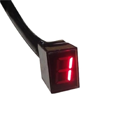 YHZRDMSK Indicateur Rapport Engagé Moto Indicateur de Vitesse numérique Universel pour Moto capteur de Levier de Vitesse indicateur de Changement de Vitesse...
