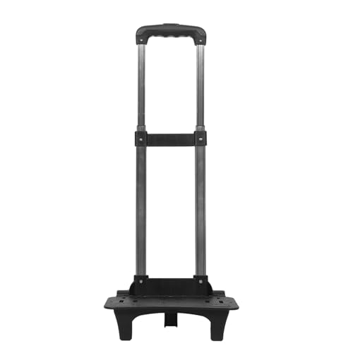 ANDRESLAD Carro para Mochila Escolar Ruedas Dobles Azules Asa Telescópica Ajustable y Plataforma Resistente Accesorio para Transporte de Mochilas Infantiles Escuela y Viajes