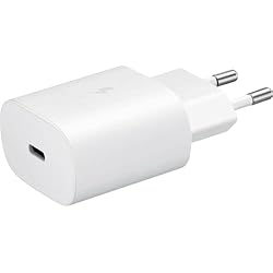 Cargador Original Y Copia Samsung Samsung Cargador rápido de puerto USB tipo C de 25 W (sin cable) Blanco Talla única