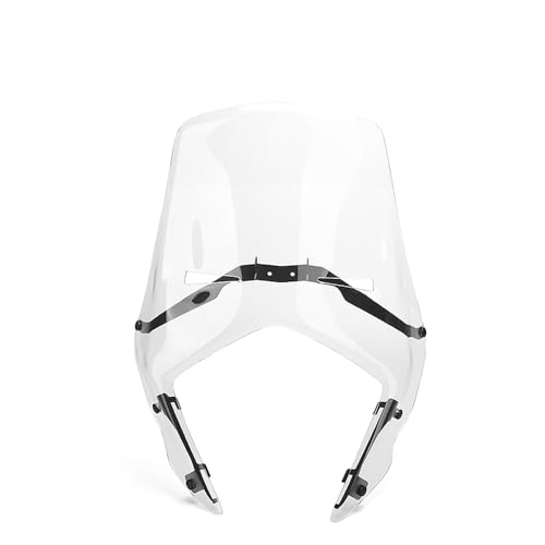 Pare-brise de rallye pour moto avec visiere en acrylique et ecran avant protecteur