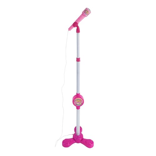 Karaoke Toys With Stand - Kids Musical Microphone Stand Set, Colorful Singing Toy | PP, Interactive Connectable Sound Play Devic