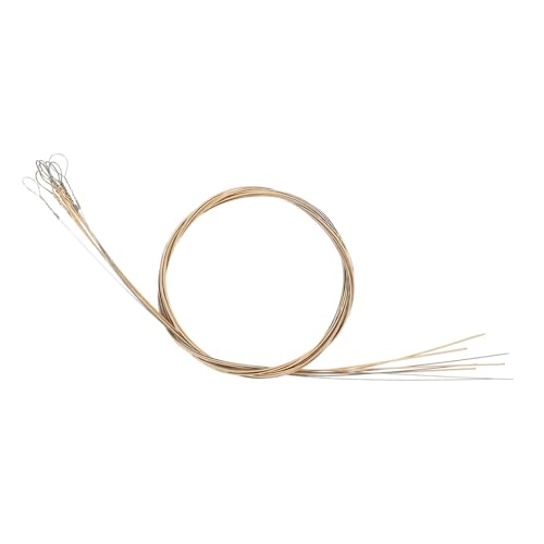 OFFSCH 8 Stück Mandolinensaiten Ersatzset Metall Mandolinensaite Zubehör Mandolinenteile für Akustische Mandoline mit Standardspannung für Musiker und Geschenk