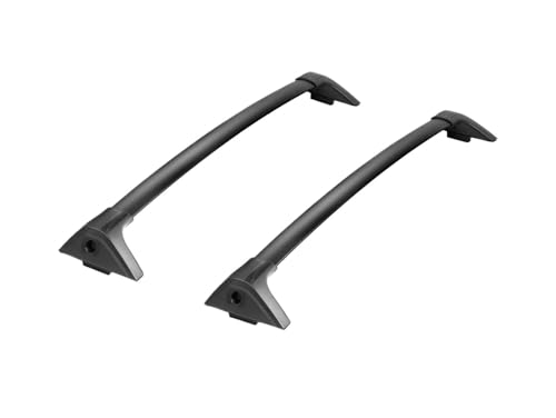 Barras transversales de techo para Toyota RAV4 2019-2023 con baca de aluminio y cerradura de seguridad
