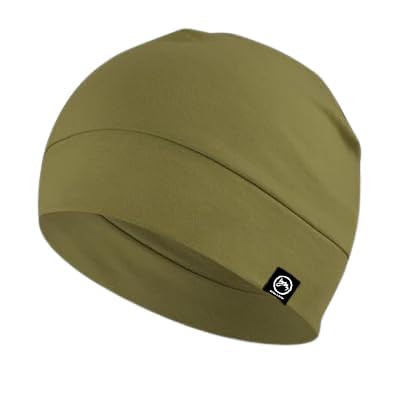 Image of Cooling Cotton Skull Caps for Men Women, Lightweight Beanie Sleep Hats Breathable Helmet Liner