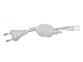 2 PZ Spina Alimentatore Trasformatore Raddrizzatore 2 Pin Passo 13,5mm Adattatore Per Bobina Striscia Led 220V Mono Colore Fino Massimo 50 Metri 500W