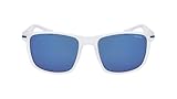 Gafas de sol transparentes con montura rectangular de plástico inyectado