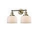 Innovations 208-BB-G71-LED 2 Light Vintage Dimmable LED Bathroom Fixture, Brushed Brass