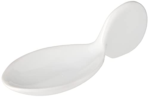 Image of Restaurantware-4 Inch Porcelain Tasting Spoons, 10 Fish Shape Porcelain Spoons - Microwave-Safe, Oven-Safe, White Tasting Spoon, Chip-Resistant, For Tastings Or Individual Portions