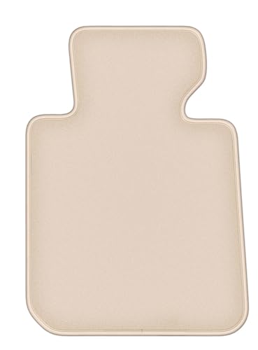 Tapis auto velours BMW 1 E82 coupé 2004-2011 conducteur beige résistant