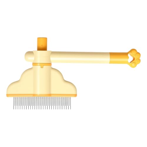 Rotierender Fellpflegekamm | Feine Zähne sanfte | zum Baden unter der Dusche, zur Verwendung im Innen- Außenbereich, zur Massage von Welpen und Kätzchen zu Hause, zum Enthaaren und