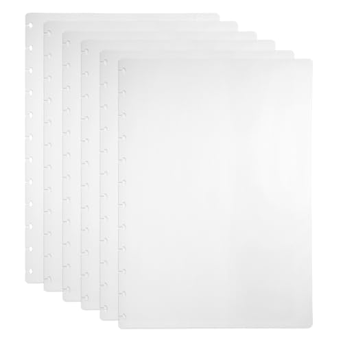 Couverture à disque polypropylène PATIKIL A4 pour protège-cahier planificateur et bloc-notes