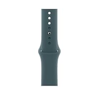 Apple Watch Band - Cinturino Sport - 46 mm - Verde lago - S/M