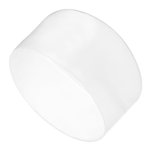 Image of uxcell 2pcs Rubber End Caps 80mm ID Vinyl Round Tube Bolt Cap Cover Screw Thread Protectors Clear, 50mm Height