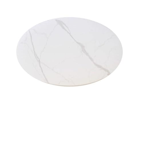 MACAGGTNTU Lazy Susan Madera Tocadiscos para Mesa De Comedor 50 60 70 80 90 100cm Servicio Pesado Bandeja Giratoria Redonda Silencio Giratoria Plato Giratorio(White,31inch(80cm))