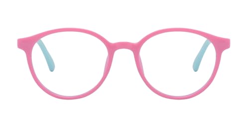 Image of Square Blue Light Blocking Glasses 2 Pack for Kids Clear Computer Blocking Glasses For Boys Girls Age 3-12