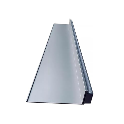 Étagère suspendue avec éclairage LED haut de gamme noire, design épuré 80cm