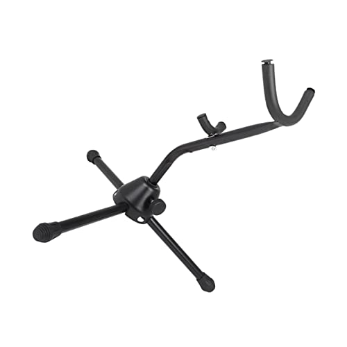 GOOHOCHY Folding Alto Saxophone Stand Non Skid Saxophone Holder Chic and Portable Design for Home and Classroom Use Durable and Space Saving Bracket present for Musicians