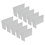 10 Stück 20 Stück für A6 Acryl Display Ständer Transparent Fotorahmen Kartenhalter 10 x 15 cm Fotos Schreibtisch Display über Tickets plus Visitenkarten (10 Stück)