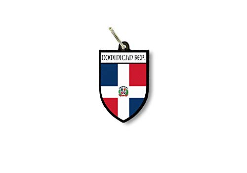 Porte cles clefs cle Drapeau Collection Ville Blason Republique Dominicaine
