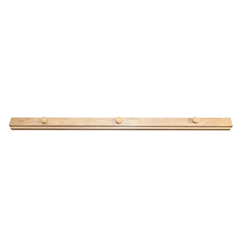 Image of RRD Quilt Hanger for Wall for Display (54 inch) Amish Made Wooden Quilt Rack Wall Mount - Rustic Tapestry Quilt Wall Hangers (Maple Wood, Natural Stain, 54 inch Long)