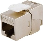 Keystone Jack Cat6A Equip blindé pour un réseau maison stable lot de 8
