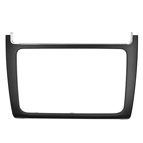 Fascia de Panneau de Radio de Cadre stéréo Audio de Voiture adapté pour VW Polo 2014-2018 Kit de Garniture de Lunette d'installation de Tableau de Bord de Montage Cover