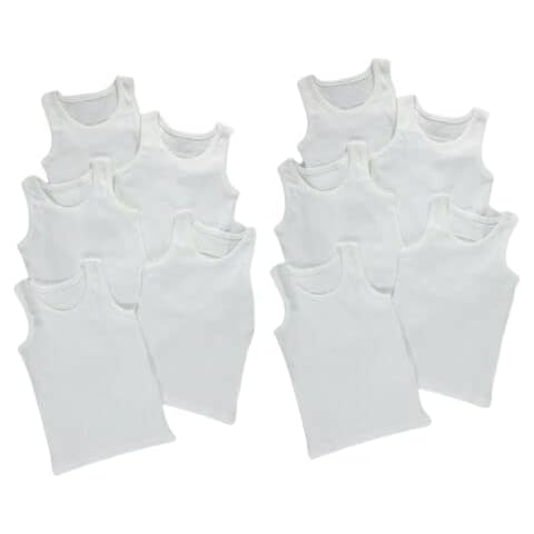 Pack of 10 Boys Cotton Vests Cover