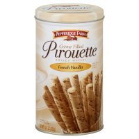 Pepperidge Farm - Obleas enrolladas de pirouette rellenas de crema de vainilla, 13.5 onzas (paquete de 2) por Pepperidge Farm