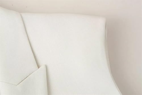 Women Sleeveless Blazer Vest Suits V Neck Office Tanks Crop Top Wide Pants Sets3