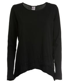 Maglia ML Donna Deha B42362 10009 Nero, XL