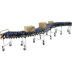 Portable Flexible & Expandable Conveyor Nylon Skate Wheels - 175 lbs