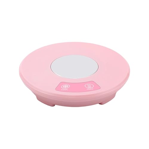 Portable Cup Warmer 55°C Constant Temperature with Cool Heat Button Heating Coffee Warmer for Desk Stainless Steel Cup Hot Cold Drink