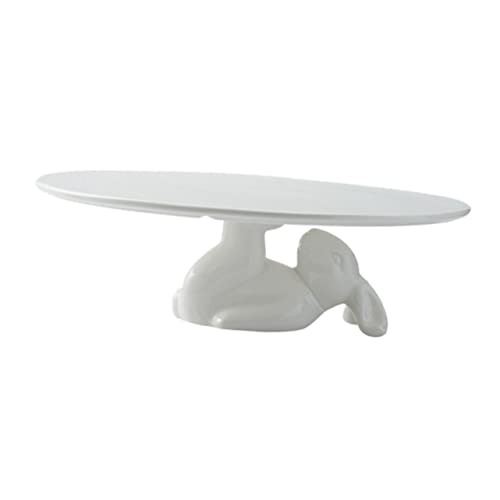 Cabilock 1Pc Rabbit Shaped Dessert Stand for Cakes Cupcakes and Snacks Elegant Serving Plate for Weddings Parties and Birthdays Stylish and Easy to Clean Display Tool