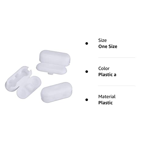 20 Pack Replacement Vertical Roman Roller Blind Ball Chain Cord Connector Clips (Plastic A) #TOP6