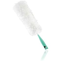 Persianas Delicias Leifheit Plumero atrapapolvo Duster XL, plumero quita polvo con microfibras compactas, atrapa polvo de 38cm ideal para superficies grandes y delicadas