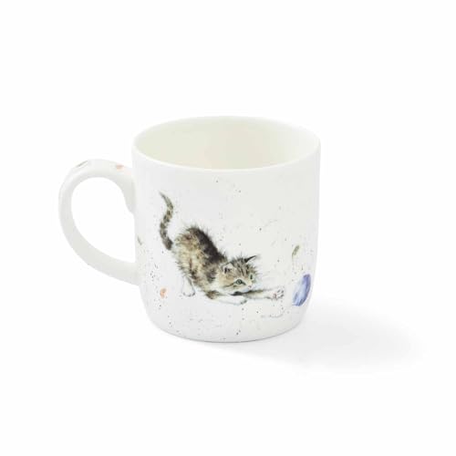 Taza Royal Worcester Wrendale Designs 11 oz Cat And A Mouse miniatura 2