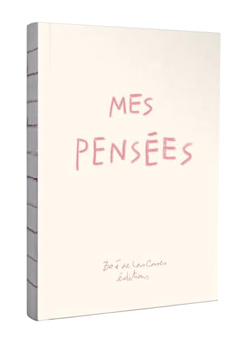 Carnet petit Mes pensées, de Zoé de Las Cases